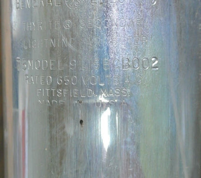 GE 9L15BCB002 THYRITE SECONDARY SURGE ARRESTOR, 0-650V, 2-POLE - NEW SURPLUS3