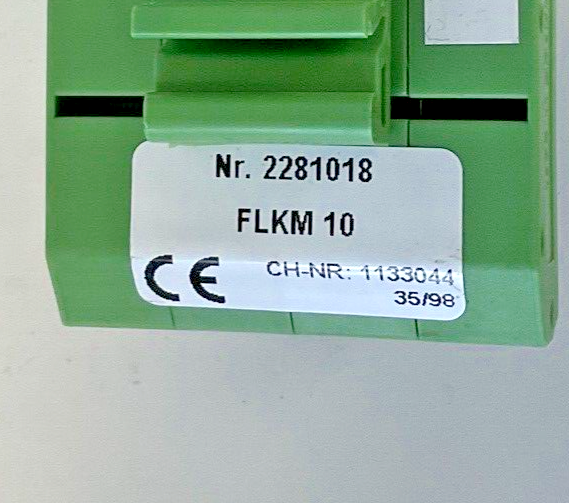 PHOENIX CONTACTS FLKM 10 INTERFACE MODULE ***LOTOF2***5