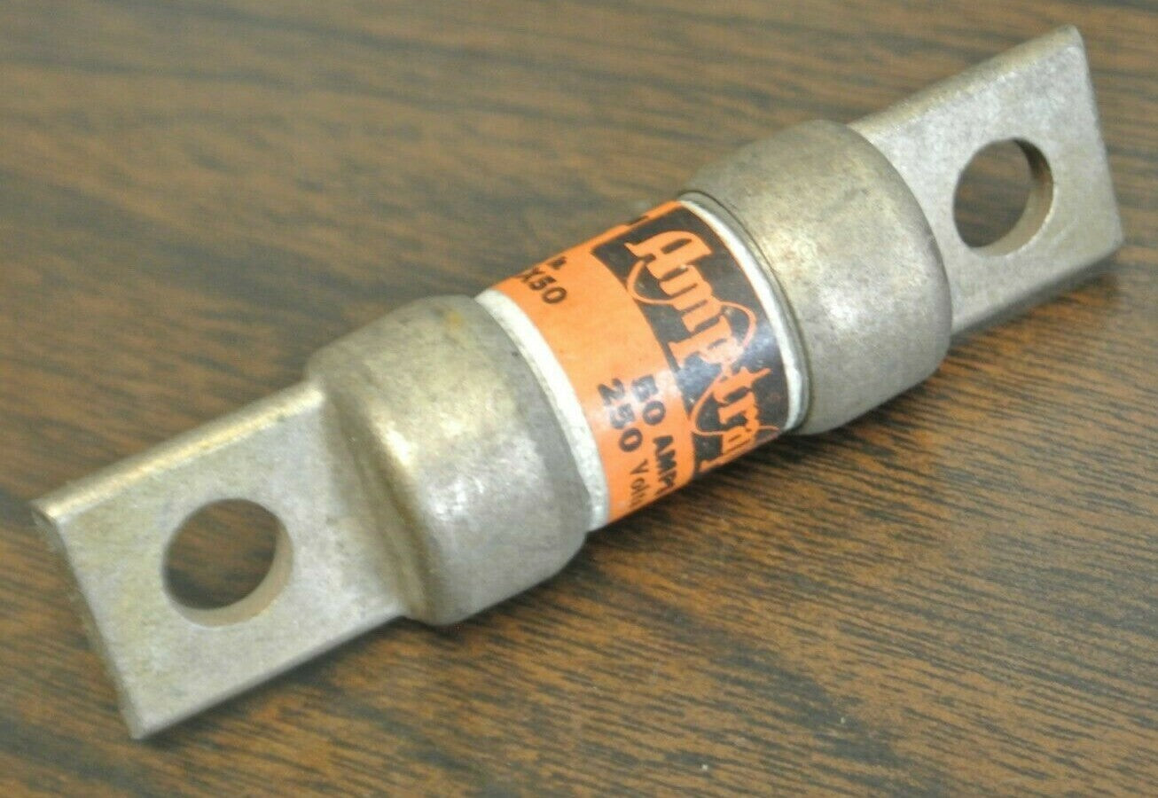 SHAWMUT AMP-TRAP® A25X50 RECTIFIER FUSE / 250V / 50A / NEW SURPLUS / A25X50 BOGO0