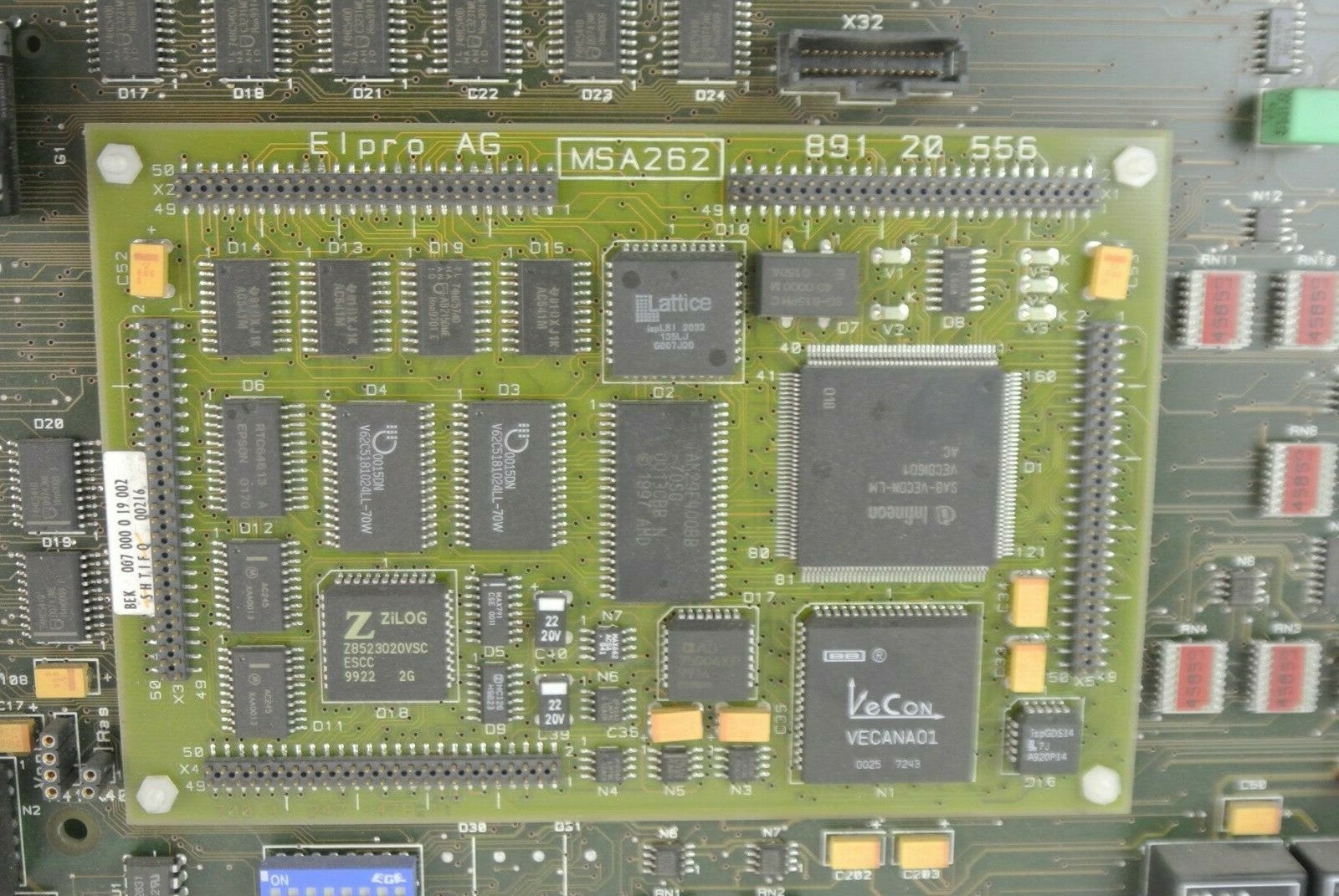 CIRCUIT BOARD ASSEMBLY from WORKING DYNAMOMETER CONTROLS VEM TRANSRESCH ELPRO5