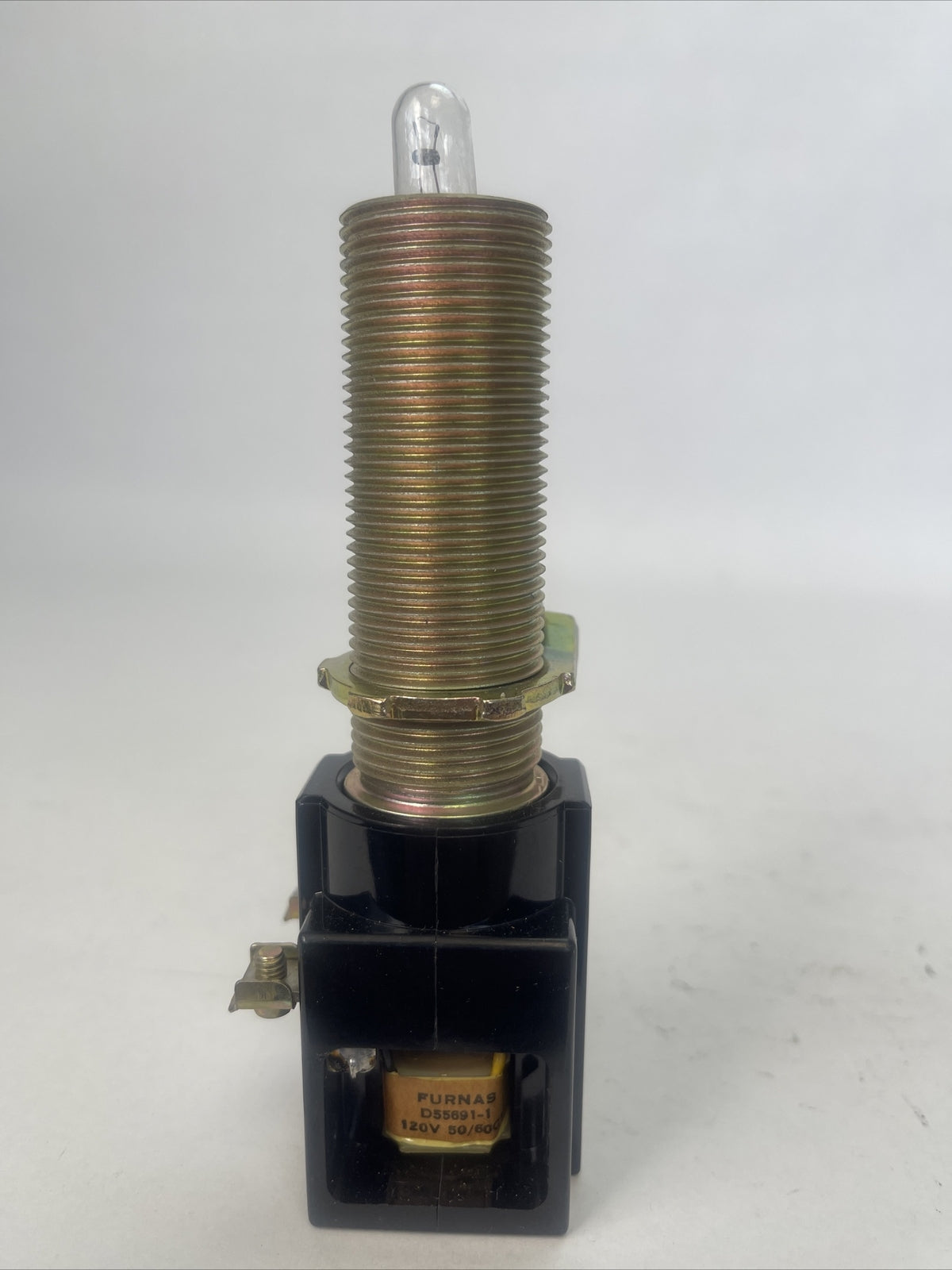 FURNAS 51PA5G2LB PILOT LIGHT LONG BUSHING TRANSFORMER TYPE 120VAC NEMA 7,94