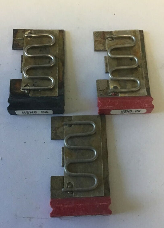 CUTLER HAMMER MSH8.8A OVERLOAD HEATER ****LOTOF3****0