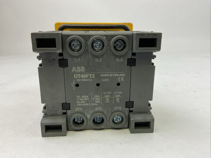 ABB OT40FT3 DISCONNECT SWITCH WITH KNOB1