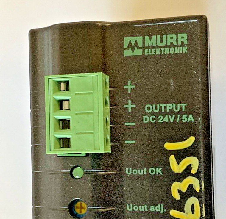 MURR ELEKTRONIK ECO-RAIL 5-100-240-24 SINGLE PHASE SWITCH MODE POWER SUPPLY 240V2