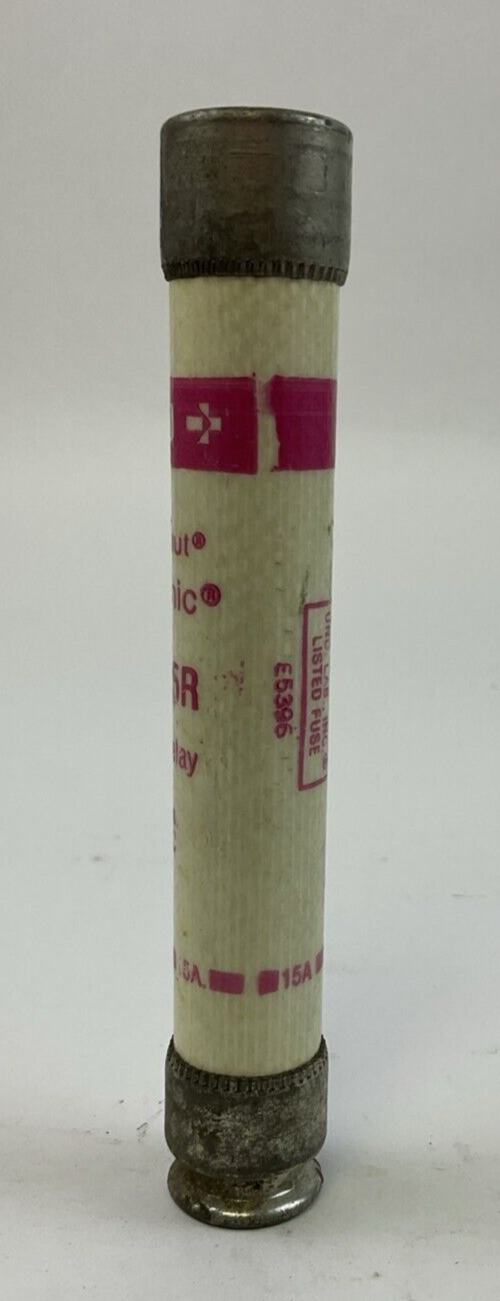 GOULD SHAWMUT TRI-ONIC TRS15R TIME DELAY FUSE 600VAC 15A (LOT OF 7)3
