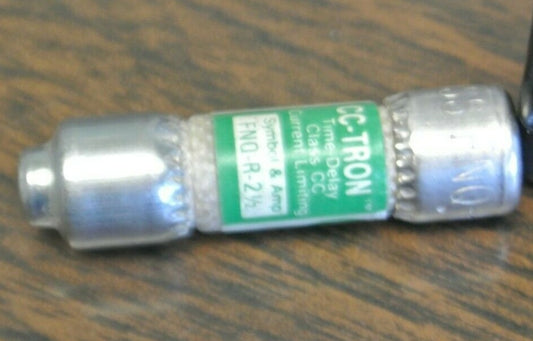 BUSS FNQ-R-2-1/2 CLASS CC TIME-DELAY FUSE 2-1/2A / 600V / NEW SURPLUS0