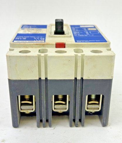 WESTINGHOUSE - FDB3015 - INDUSTRIAL CIRCUIT BREAKER - 3 POLE/ 15 A/ 600 VAC8