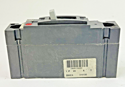 GE - THED113020 - MOLDED CASE CIRCUIT BREAKER - 1 POLE/277VAC/20A6