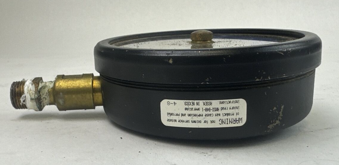 FLOW CONDITIONING CORP HI-100 (-14.7)-100PSI (-34)-230FEET H20 HYDRONIC INDICATO2