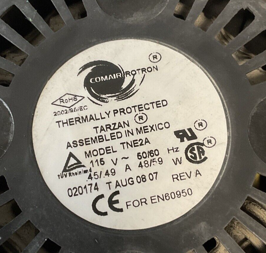COMAIR TNE2A THERMALLY PROTECTED FAN 115VAC 50/60HZ REV.A ROTRON1