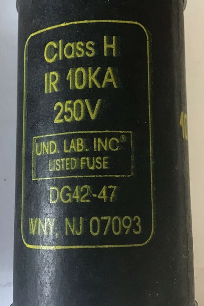 CEFCO 10K OTN FUSE ONE TIME CLASS H 250V ***LOTOF2***3