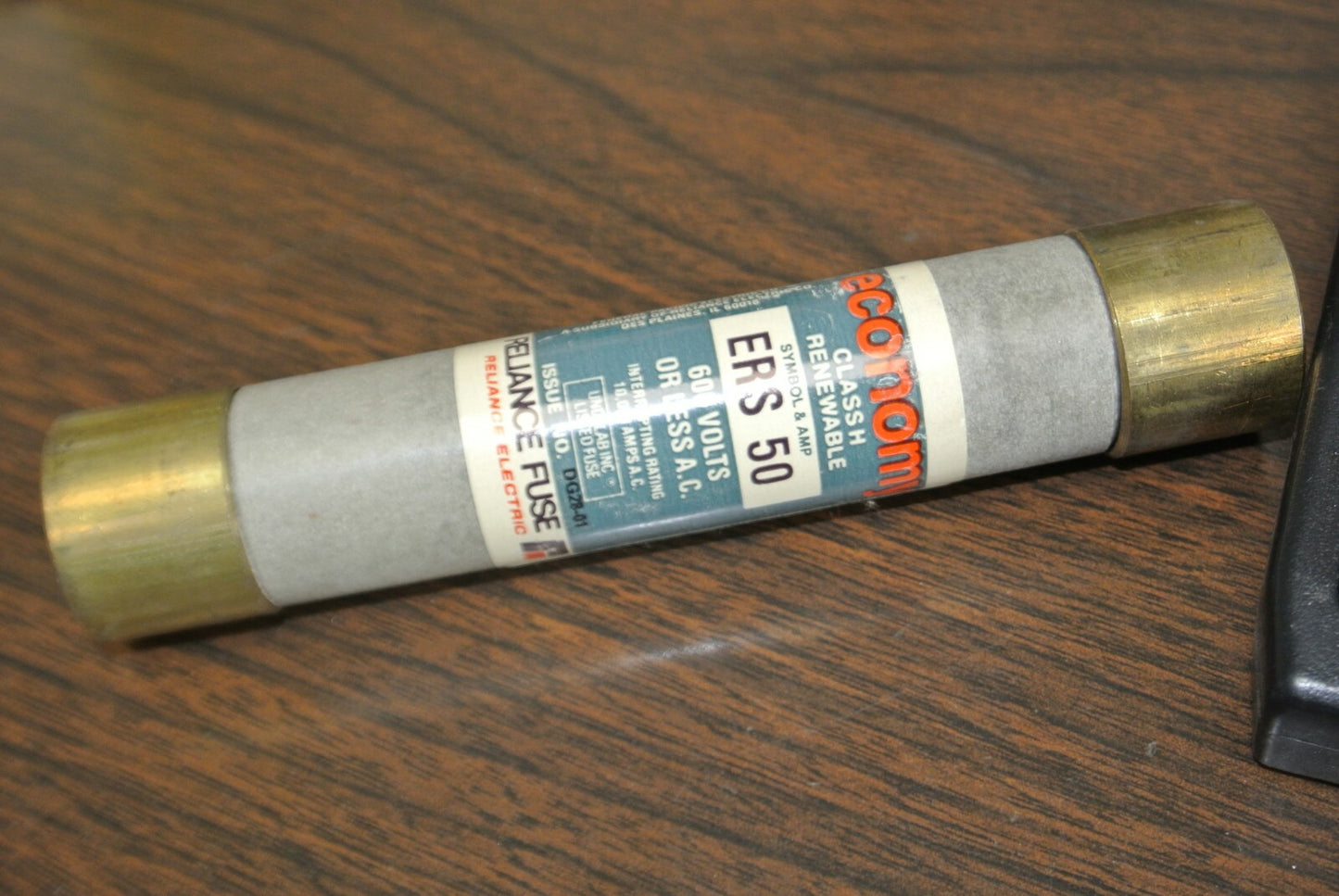 ECONOMY / RELIANCE ERS50 CLASS H RENEWABLE FUSE / 50A / 600V / NEW SURPLUS0