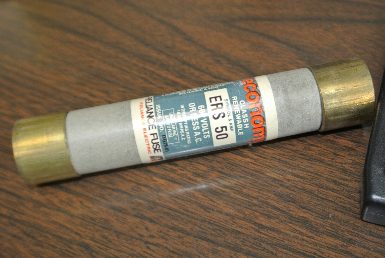 ECONOMY / RELIANCE ERS50 CLASS H RENEWABLE FUSE / 50A / 600V / NEW SURPLUS0