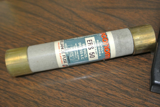 ECONOMY / RELIANCE ERS50 CLASS H RENEWABLE FUSE / 50A / 600V / NEW SURPLUS0