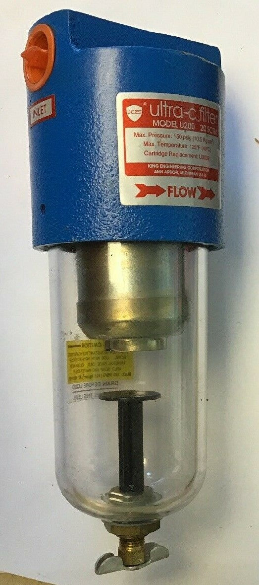 KING ULTRA-C FITER U200 20SCFM 150PSIG0