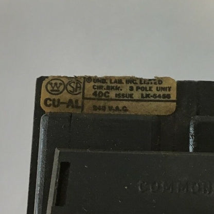 WESTINGHOUSE QPHW3030H CIRCUIT BREAKER 240VAC 3POLE  1