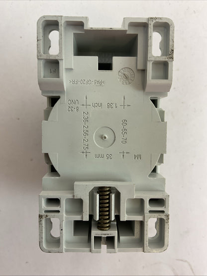 ABB AF09Z-30-01-21 CONTACTOR 600VAC 25A 3PH 7.5HP 24-60V 50/60HZ 20-60VDC3