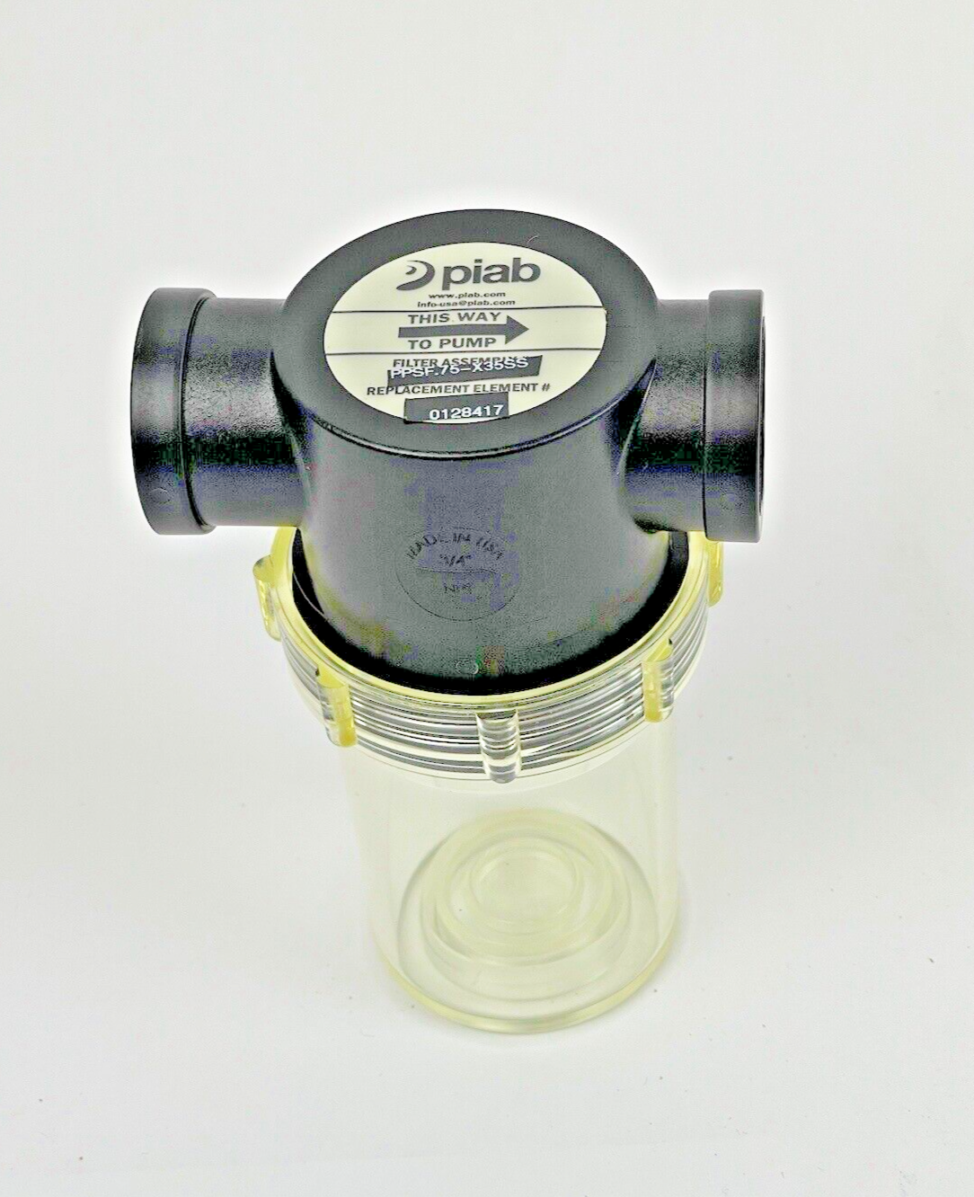 PIAB - 0128417 - VACUUM FILTER - 3/4IN SS ELEMENT - 01.10.522 - 3/4" NPT2