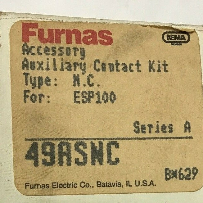 FURNAS 49ASNC AUXILIARY CONTACT KIT SER. A 1
