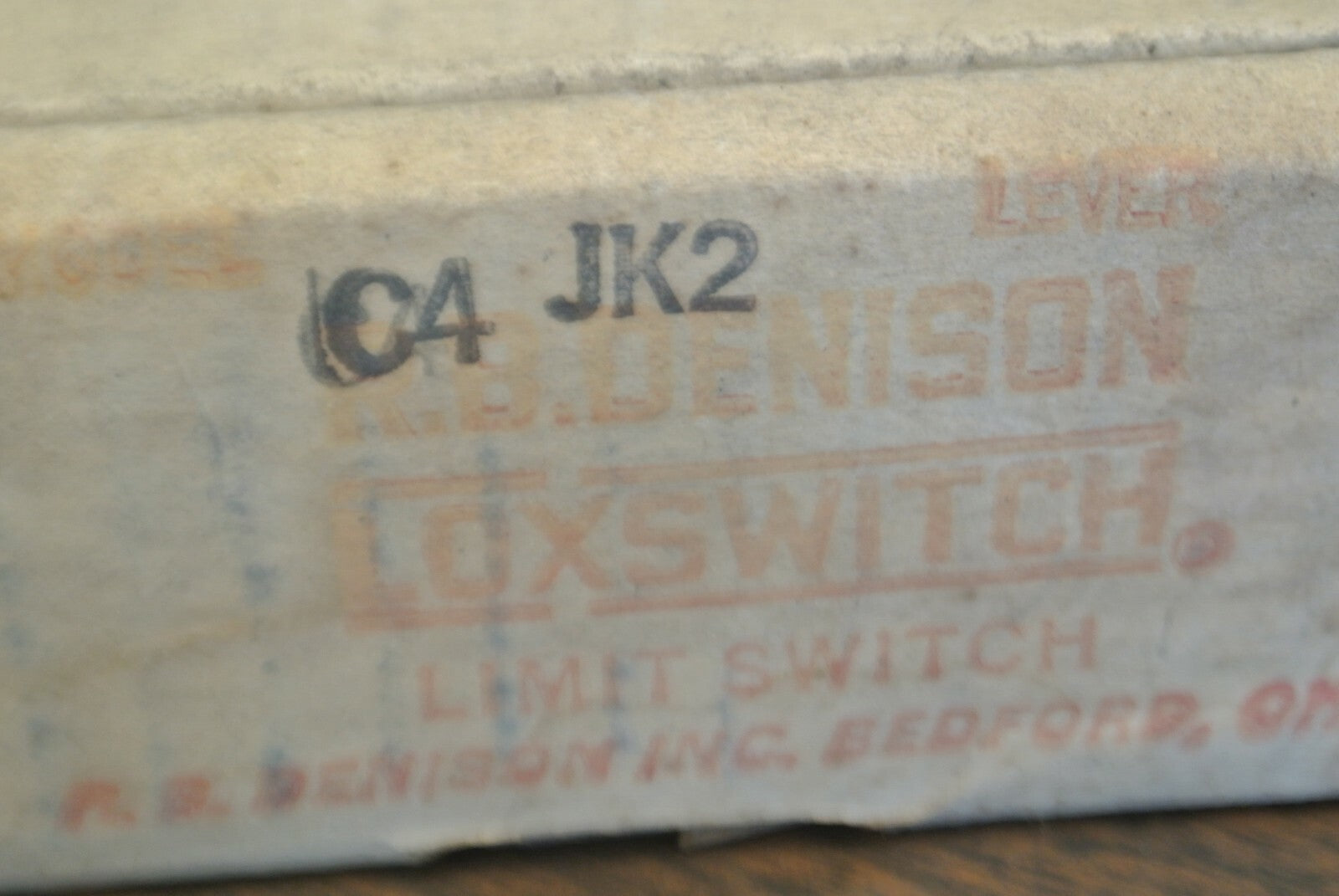 GOULD / R.B. DENISON / C4-JK2 LIMIT SWITCH / NEW SURPLUS / C4JK27