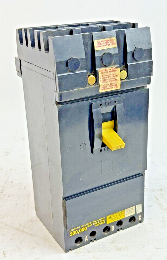 SQUARE D - IFB34020 - I-LINE MOLDED CASE CIRCUIT BREAKER - 20 AMP/3 POLE/480 VAC0