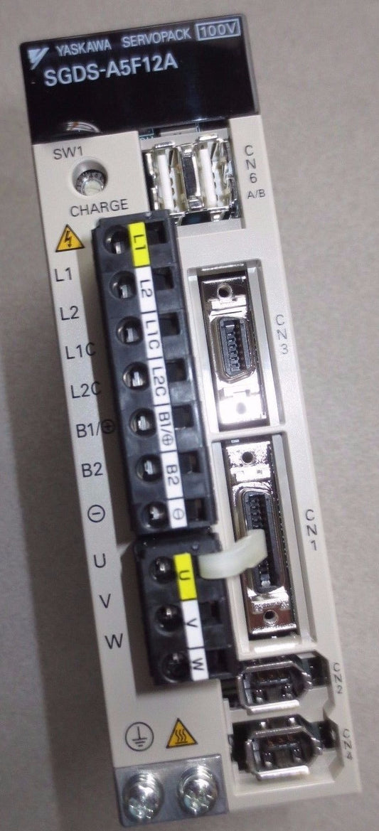 YASKAWA SGDS-A5F12A SERVOPACK - SERVO DRIVE OUTPUT = 230V, 0.66A 50W NEW SURPLUS0