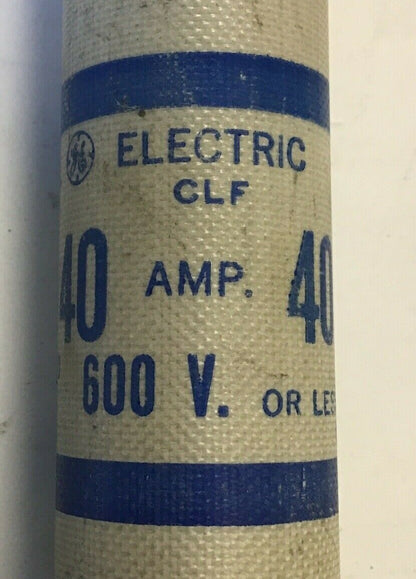 GENERAL ELECTRIC GF6B40 FUSE TYPE CLF 600V 40AMP ***LOTOF5***4