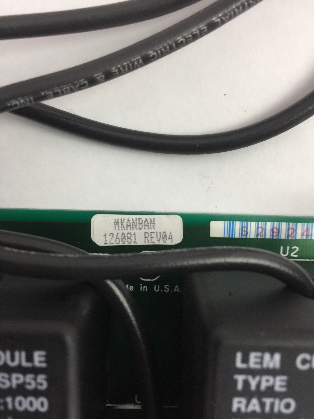 ALLEN BRADLEY 124311 LEM MODULE BOARD REV 01 126081 REV 041