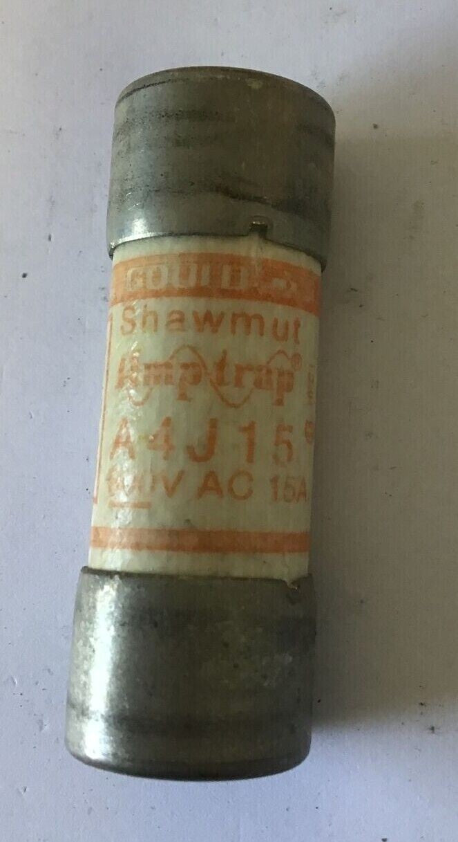 GOULD SHAWMUT A4J15 AMP TRAP CLASS J 15A 600VAC ****LOTOF10****2