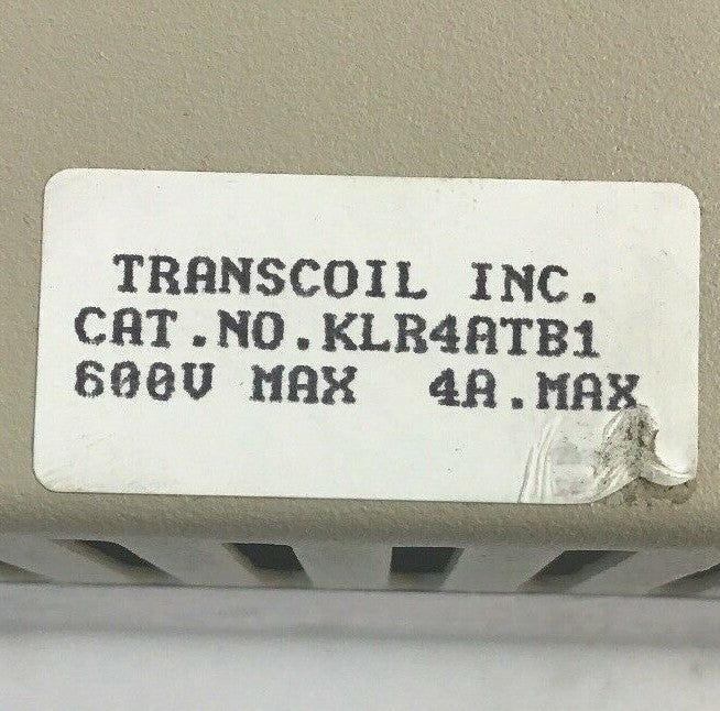 TCI-TRANSCOIL INC. TCI KLR4ATB1 LINE REACTOR 600V 4A 3PH 60HZ 3