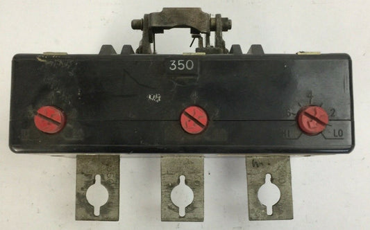 WESTINGHOUSE HLB3350T TRIP UNIT 350AMP 3POLE MAG TRIP ADJ 1750-3500A 5680D04G290