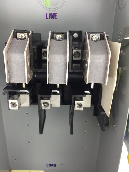 CROUSE-HINDS HU363 SAFETY SWITCH HEAVY DUTY 100A 600VAC 3 POLE TYPE 1 ENCLOSURE10
