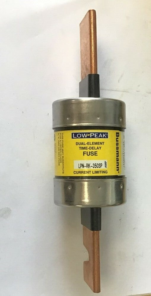 BUSSMAN LPN-RK-350SP FUSE 350A TIME DELAY DUAL ELEMENT CLASS RK1 250VAC/VDC0