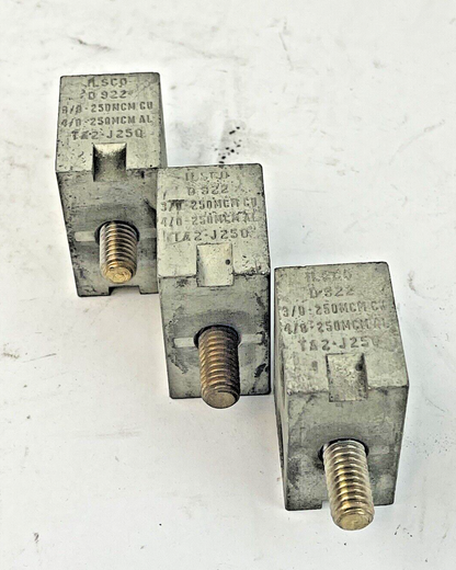 ILSCO *LOT OF 3* - TA2-J250 / D922 - LUGS - 3/0-250MCM CU, 4/0-250MCM AL1