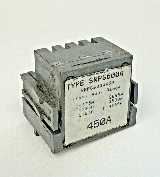 GE - SRPG600A450 - RATING PLUG W/ ADJUSTABLE INSTANTANEOUS TRIP - 450A0