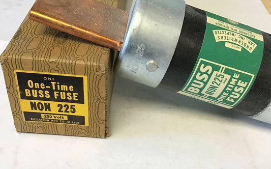 BUSSMANN NON 225 ONE TIME FUSE 225AMP 250V 0