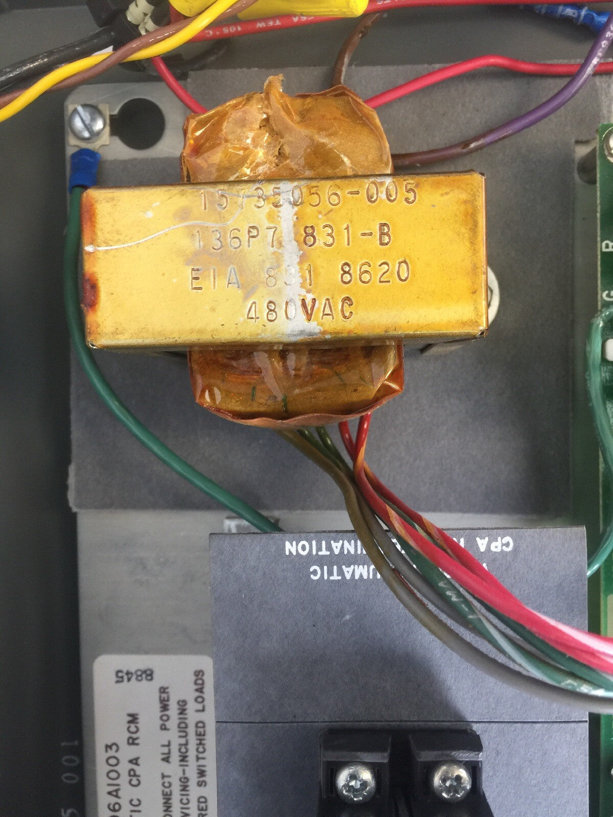 HONEYWELL W1096A1003 PNEUMATIC CPA RCM  15710256-001 15710255-0018