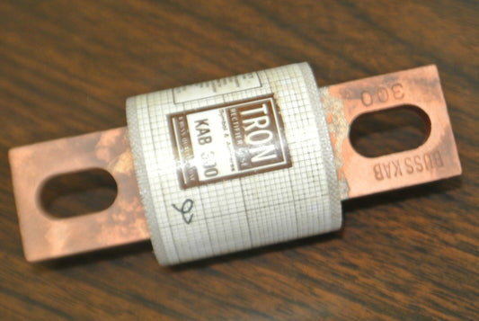 LOT of 3 / BUSSMANN / TRON KAB300 RECTIFIER FUSE / 300A / 250V / NEW SURPLUS0