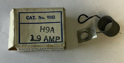 CUTLER HAMMER 9102 H9A 1.9AMP HEATER****LOTOF7****1