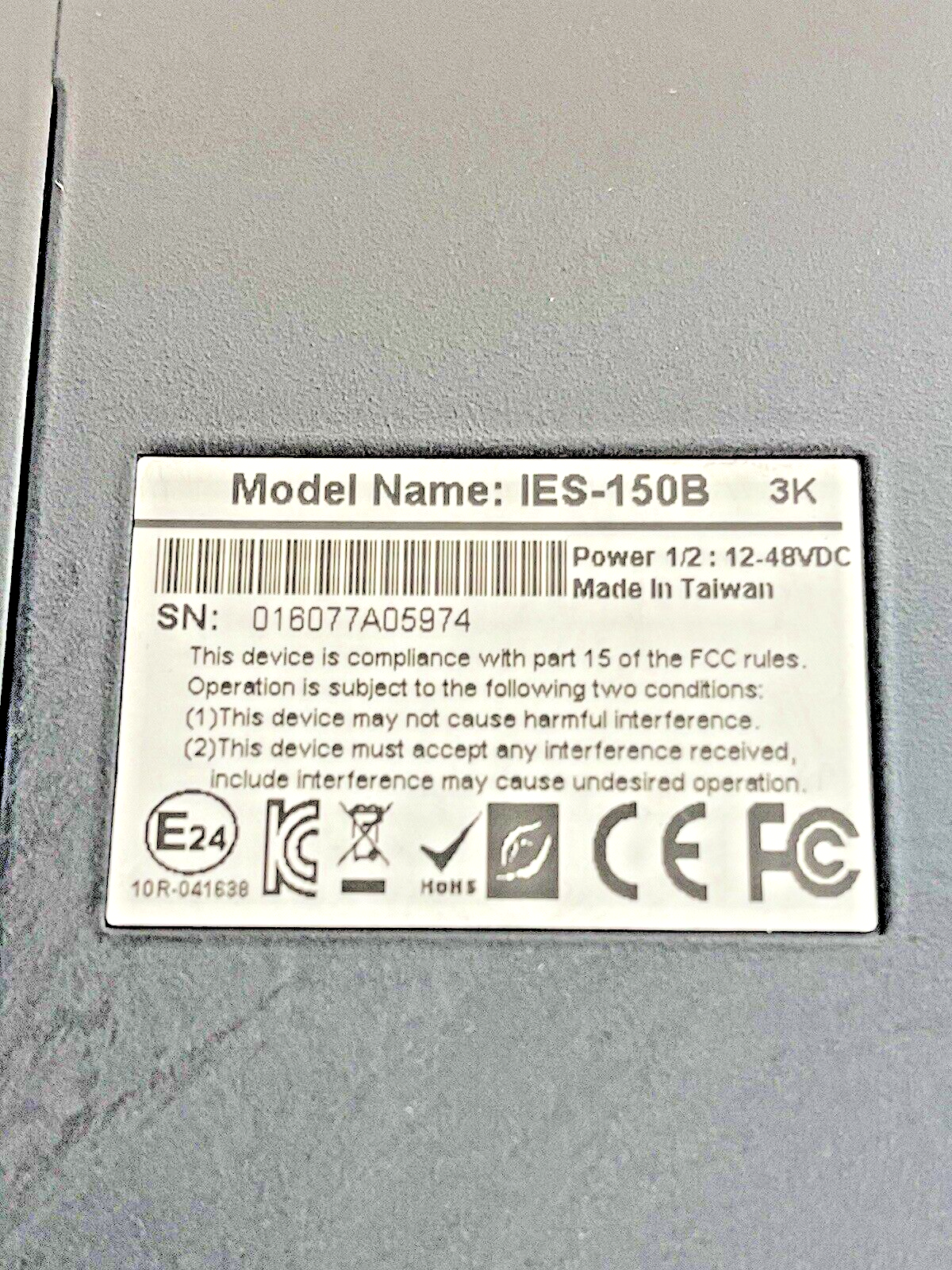 O'RING - IES-150B - 5 PORT MINI UNMANAGED ETHERNET SWITCH6