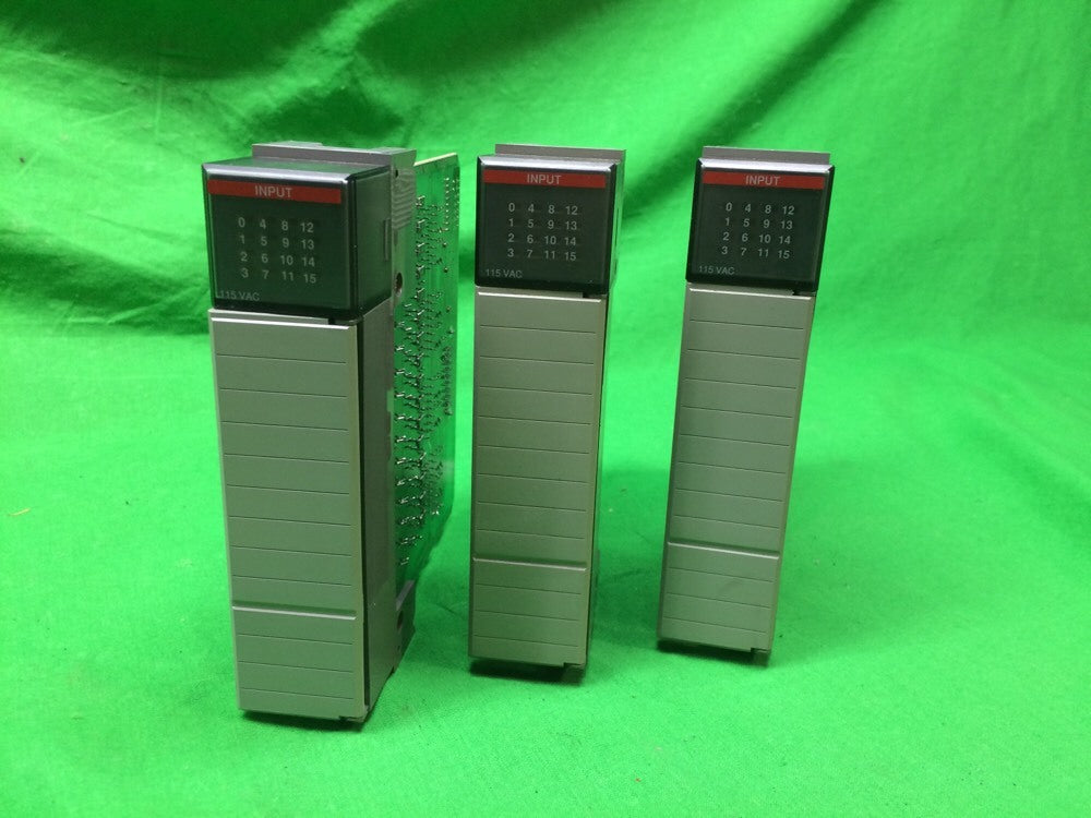 *LOT OF 3* ALLEN BRADLEY SLC 500 INPUT MODULE 1746-IA16 SER. C0