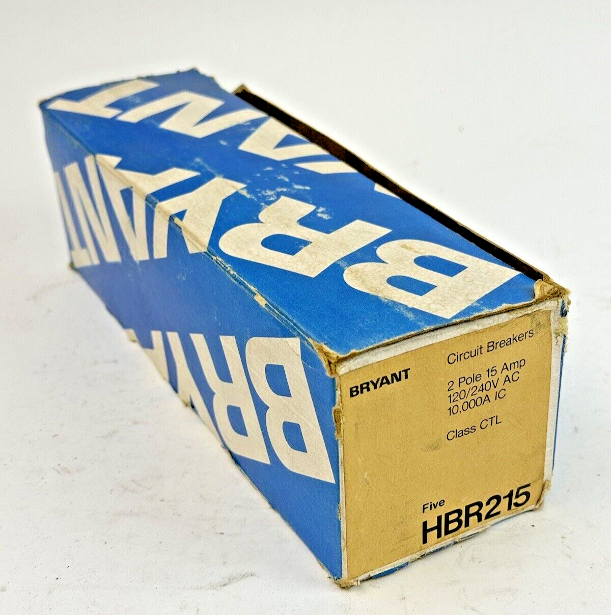 BRYANT *BOX OF 5* - HBR215 - COMMON TRIP CIRCUIT BREAKERS - 2 POLE/15 A/240 VAC1