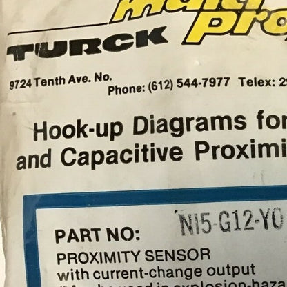 TURCK NI5-G12-YO PROXIMITY SENSOR 1