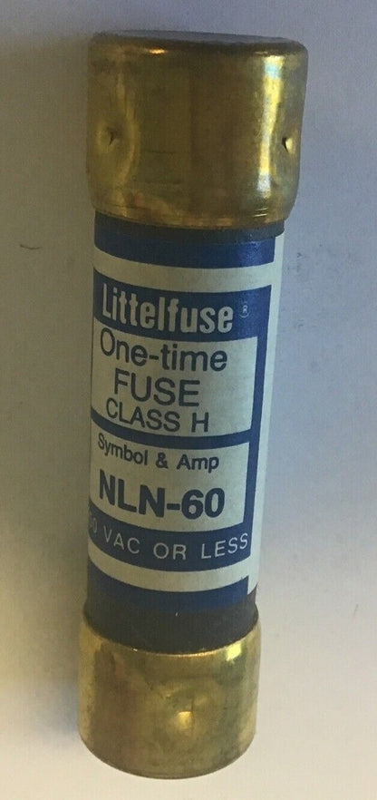 LITTLEFUSE NLN60 ONE TIME FUSES 250V  ***LOTOF10***2