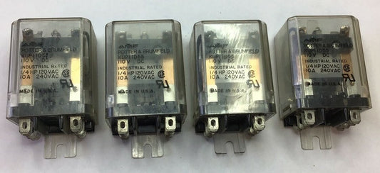 POTTER & BRUMFIELD KUP11D55 110VDC 1/4HP 240VAC 10A***LOTOF4***0