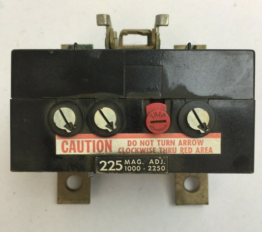 GE TFK226T225 TRIP UNIT 225A 2POLE 0