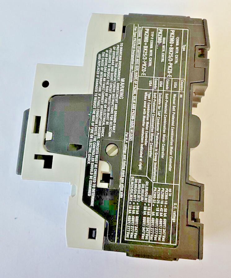 MOELLER PKZM0-16 CIRCUIT BREAKER SER.04 600VAC4