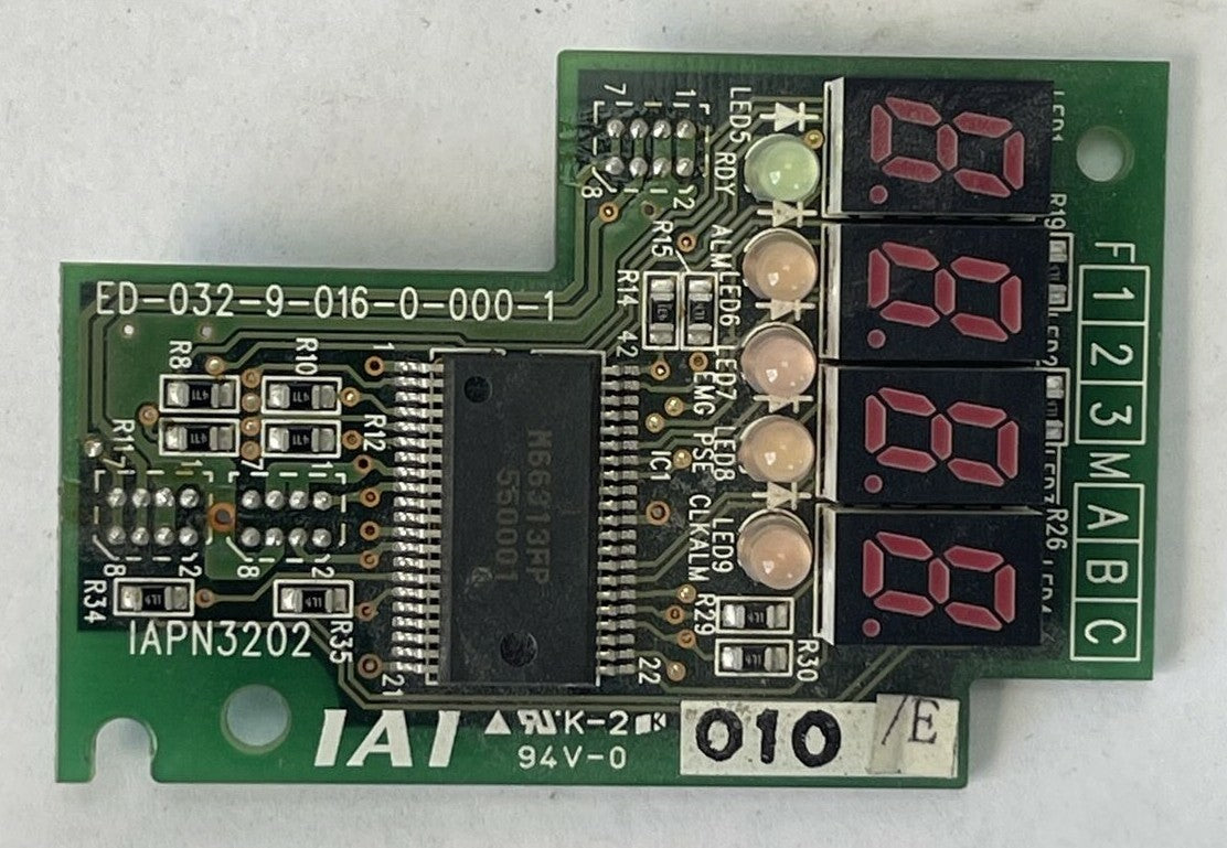 IAI IAPN3202 94V-0 010/E ED-032-9-016-0-000-1 CIRCUIT BOARD0