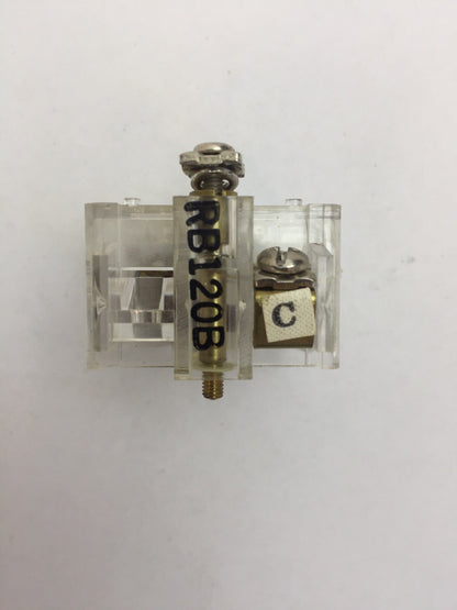 GOULD H33RB120B PILOT LIGHT RESISTOR BASE (LOT OF 19)4