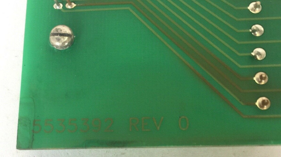 YASKAWA MOTOMAN 5535392 BREAK OUT MODULE BOARD REV 01